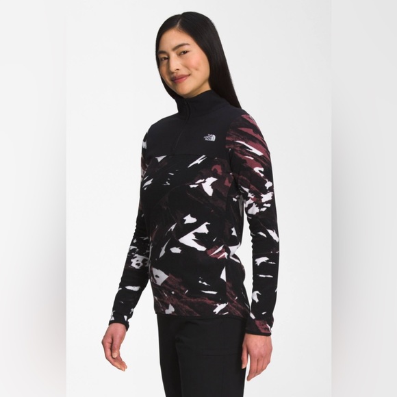 The North Face Women`s Printed TKA Glacier 1/4 Zip Pullover TKA Glacier, Size S - Picture 2 of 8